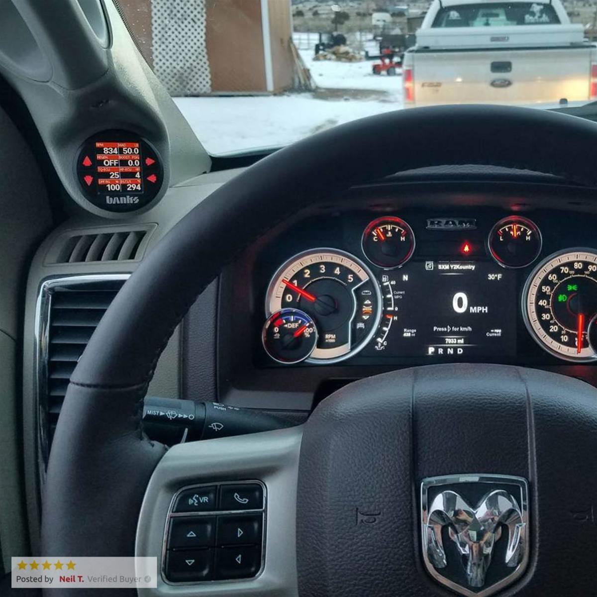 Banks Power 14-18 Ram 1500/Jeep Grand Cherokee EcoDiesel Derringer Gen2 w/iDash 1.8 DataMonster thumbnail 2
