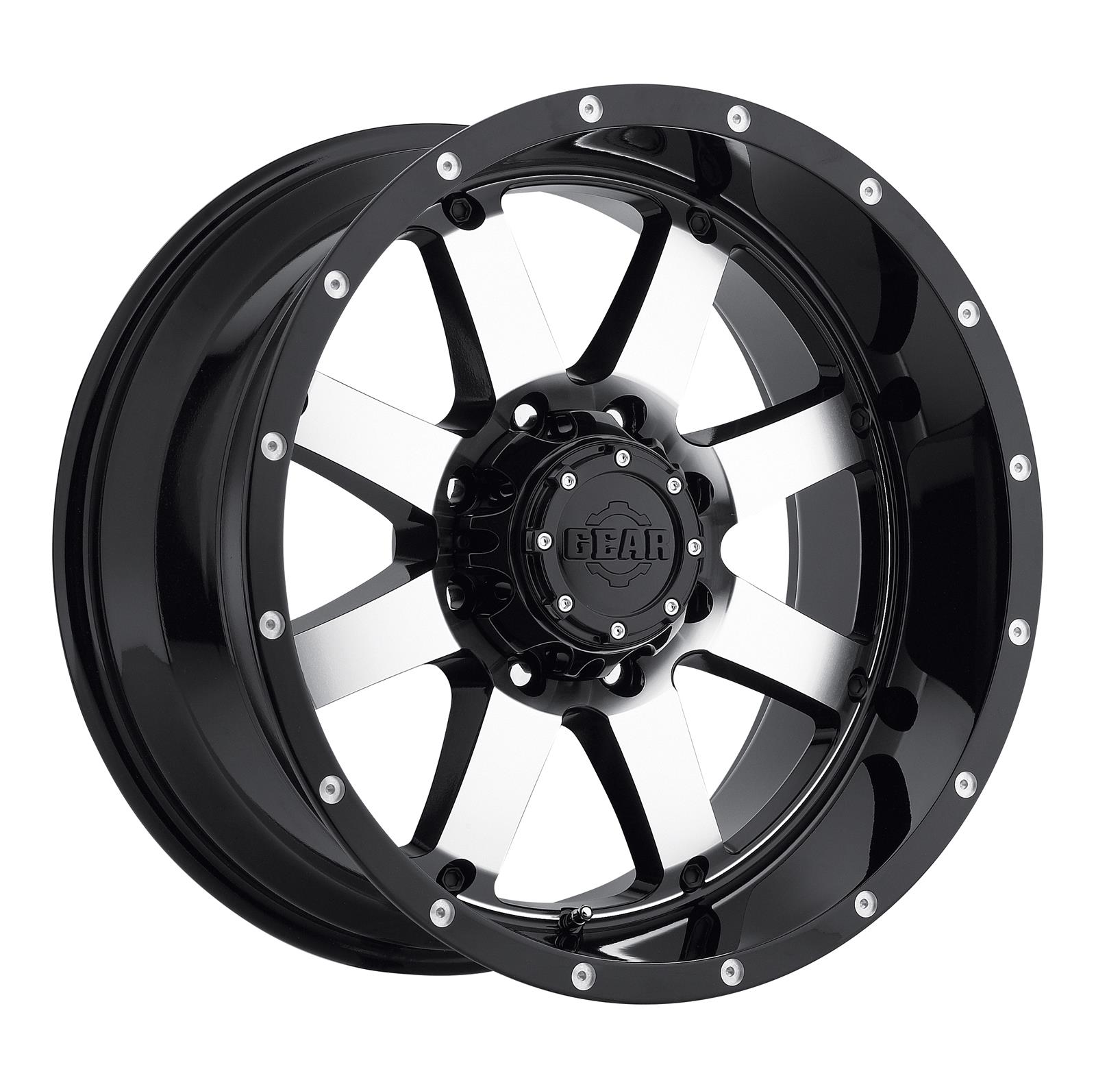 Gear Off Road 726M-2226844 Gear Alloy 726M Big Block Gloss Black