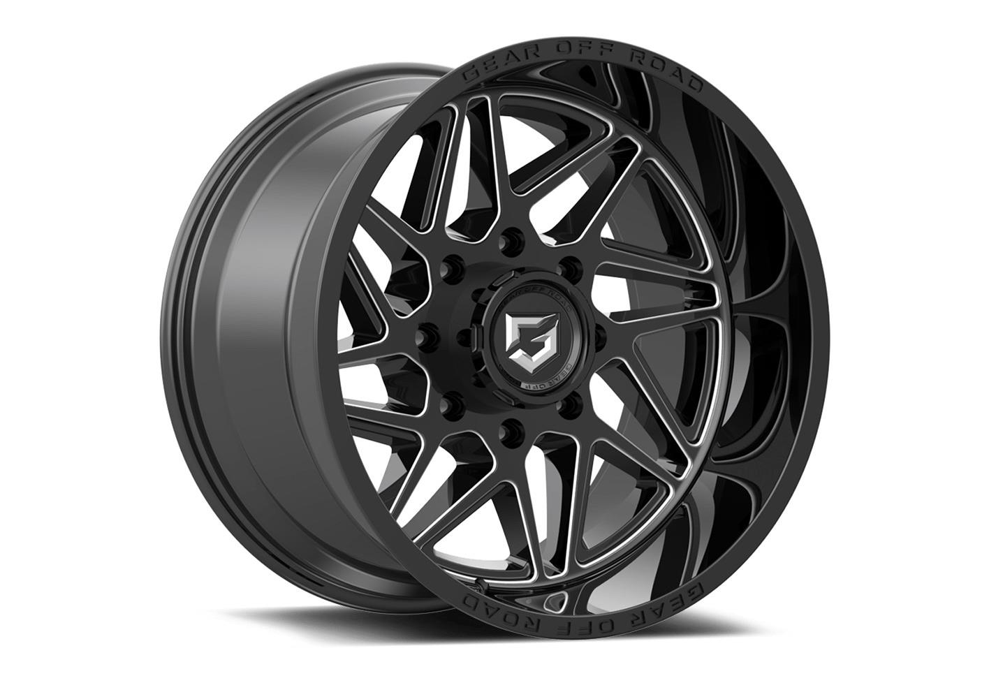 Gear Off Road 761BM-8906818 Gear Alloy 761BM Ratio Gloss Black Milled ...