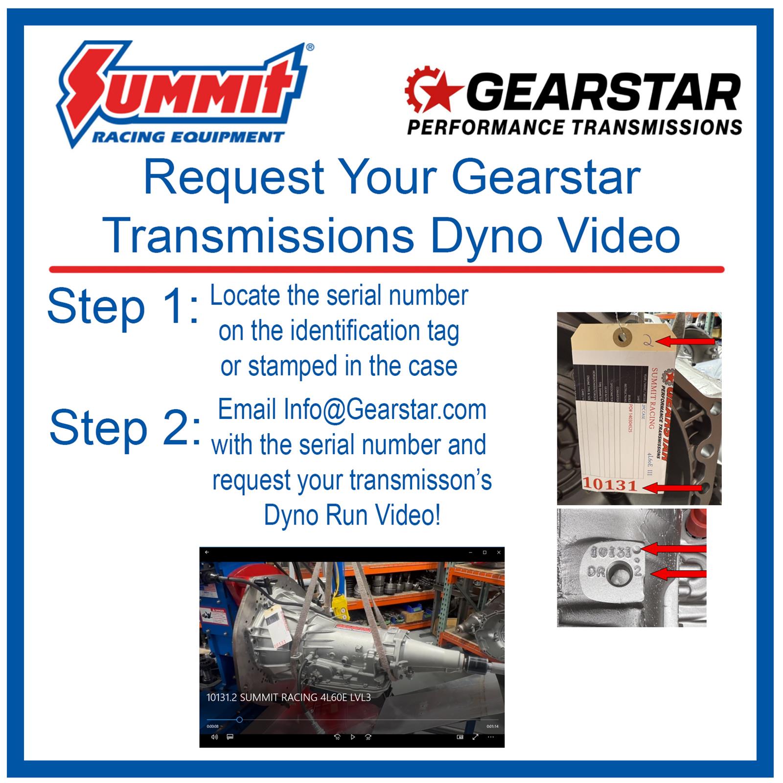 Gearstar Performance Transmission GS4L65EVETL4 GearStar GM 4L65E