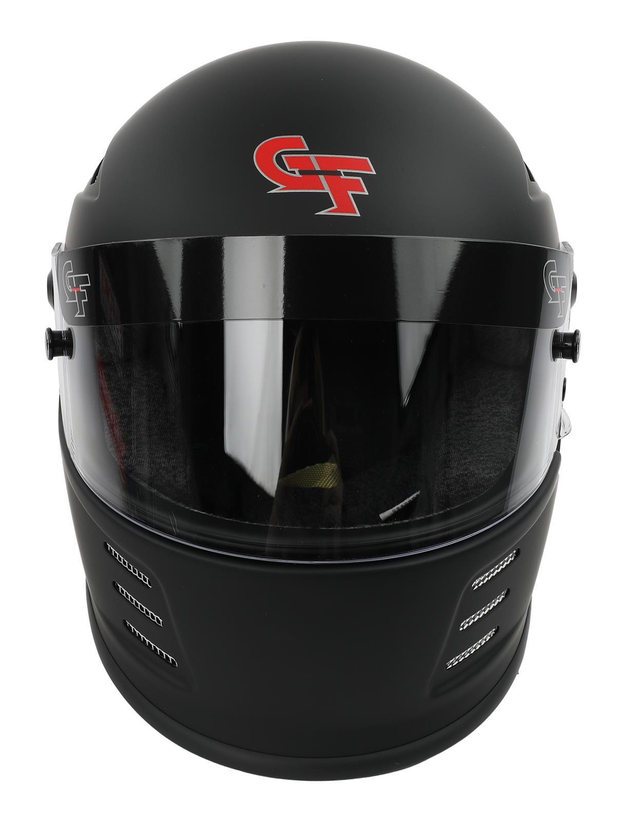 G-FORCE REVO SA2020 Helmets 13004LRGMB Helmet, REVO, Full Face, Snell SA2020, Matte Black, Clear Polycarbonate Shield, EPS Liner, Vented, Large, Each thumbnail 2
