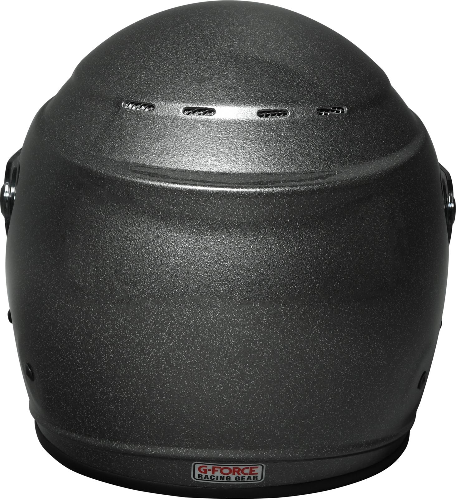 G-FORCE REVO FLASH SA2020 Helmets 13004SMLSV Helmet, FLASH, Full Face, Snell SA2020, Gloss Silver Flake, Clear Polycarbonate Shield, EPS Liner, Vented, Small, Each thumbnail 5
