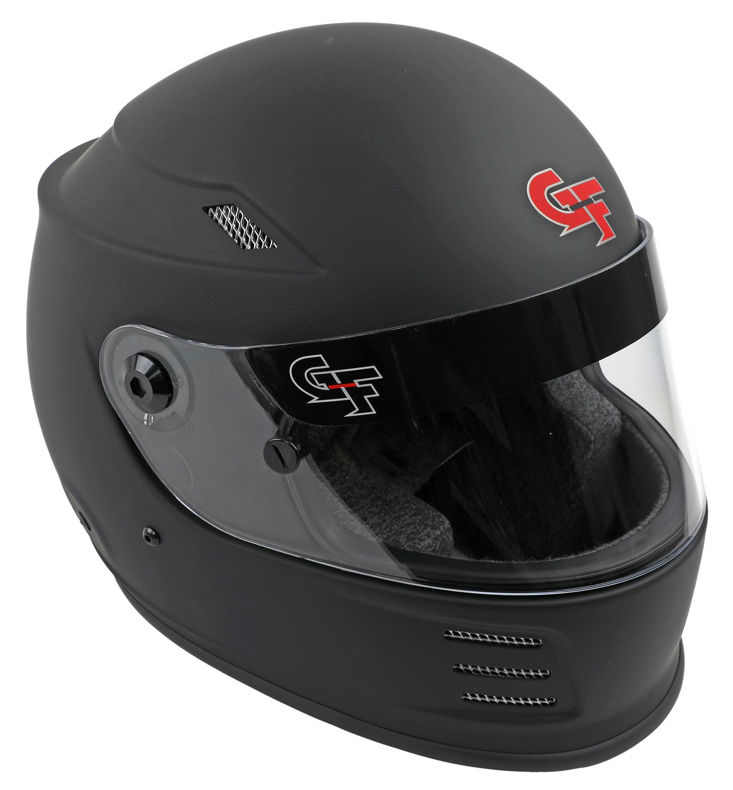 G-FORCE REVO SA2020 Helmets 13004XLGMB Helmet, REVO, Full Face, Snell SA2020, Matte Black, Clear Polycarbonate Shield, EPS Liner, Vented, X-Large, Each
