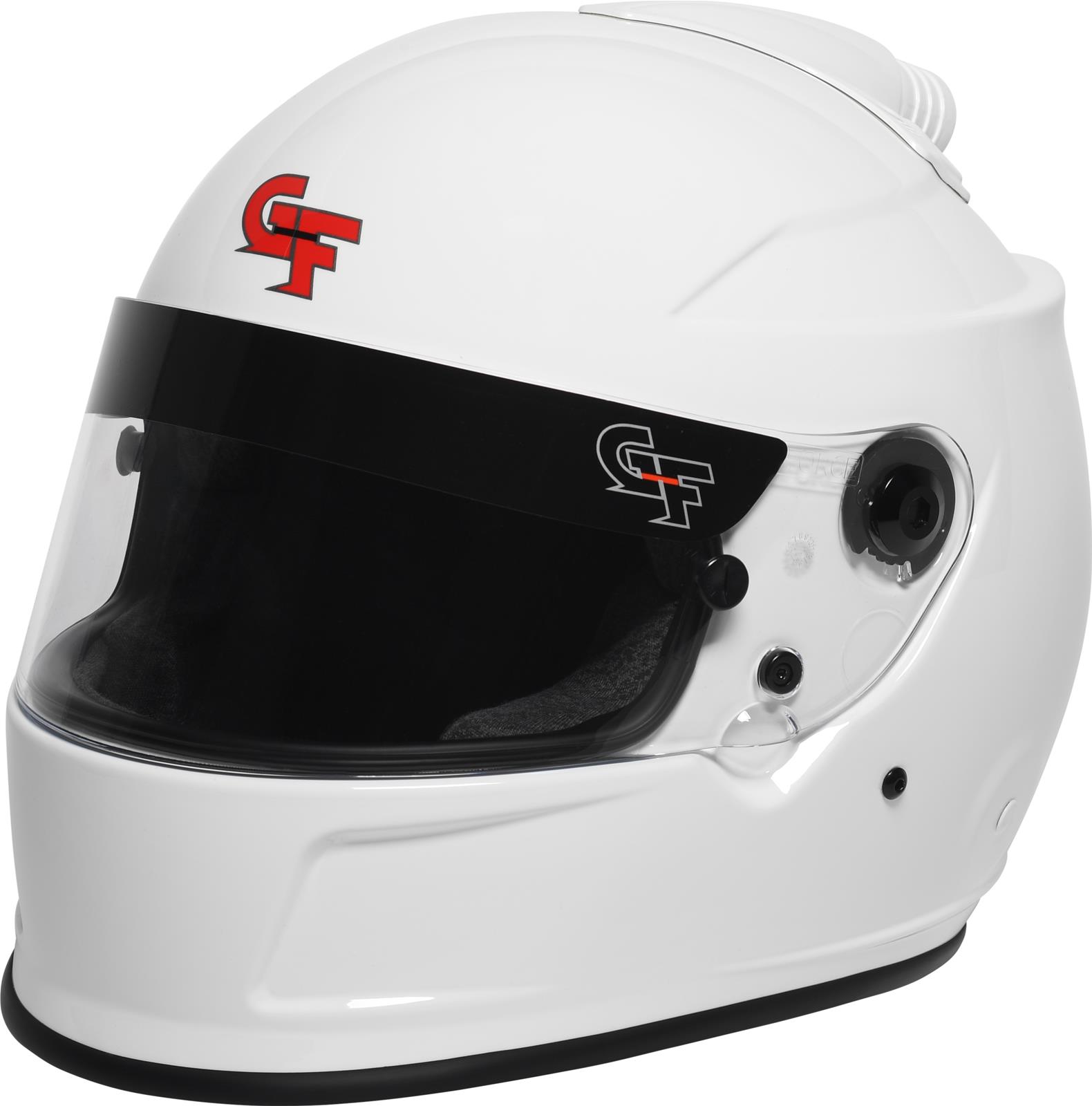 G-FORCE REVO AIR SA2020 Helmets 13008XLGWH Helmet, AIR, Full Face, Snell SA2020, Gloss White, Clear Polycarbonate Shield, EPS Liner, Vented, X-Large, Each thumbnail 7