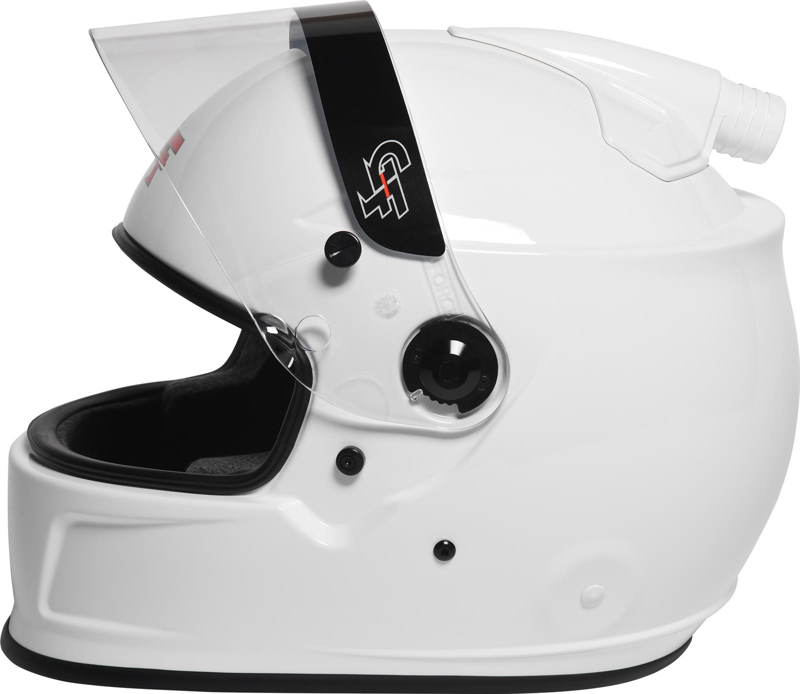 G-FORCE REVO AIR SA2020 Helmets 13008XLGWH Helmet, AIR, Full Face, Snell SA2020, Gloss White, Clear Polycarbonate Shield, EPS Liner, Vented, X-Large, Each