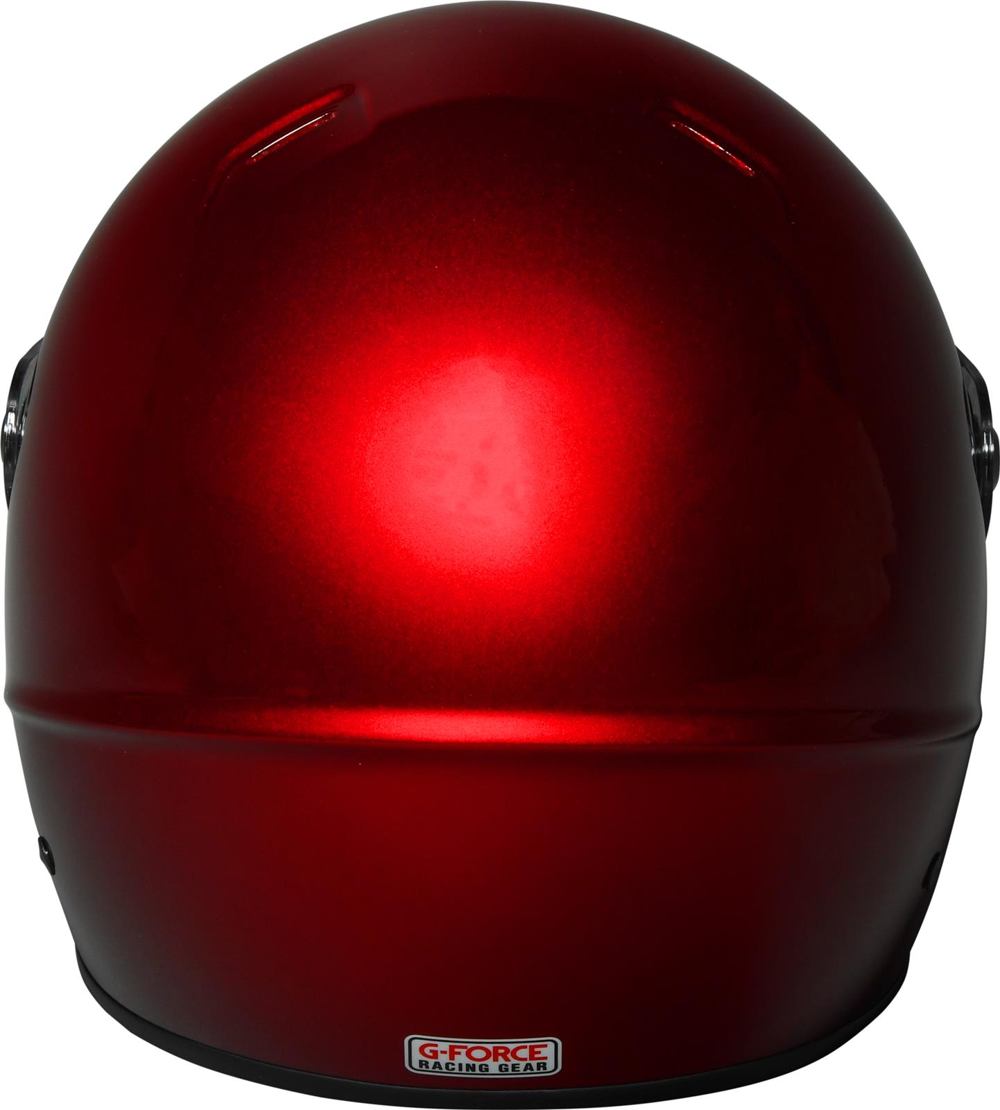 G-FORCE Rift SA2020 Helmets 13010MEDRD Helmet, POP, Full Face, Snell SA2020, Metallic Red, Clear Polycarbonate Shield, EPS Liner, Vented, Medium, Each thumbnail 5