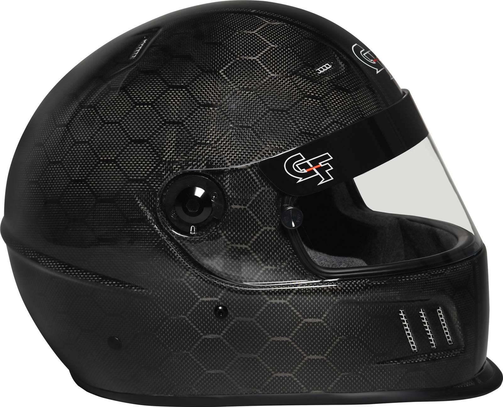 G-FORCE Rift Carbon SA2020 Helmets 13014MEDBK Helmet, Carbon, Full Face, Snell SA2020, Fiber, Clear Polycarbonate Shield, EPS Liner, Vented, Medium, Each thumbnail 4