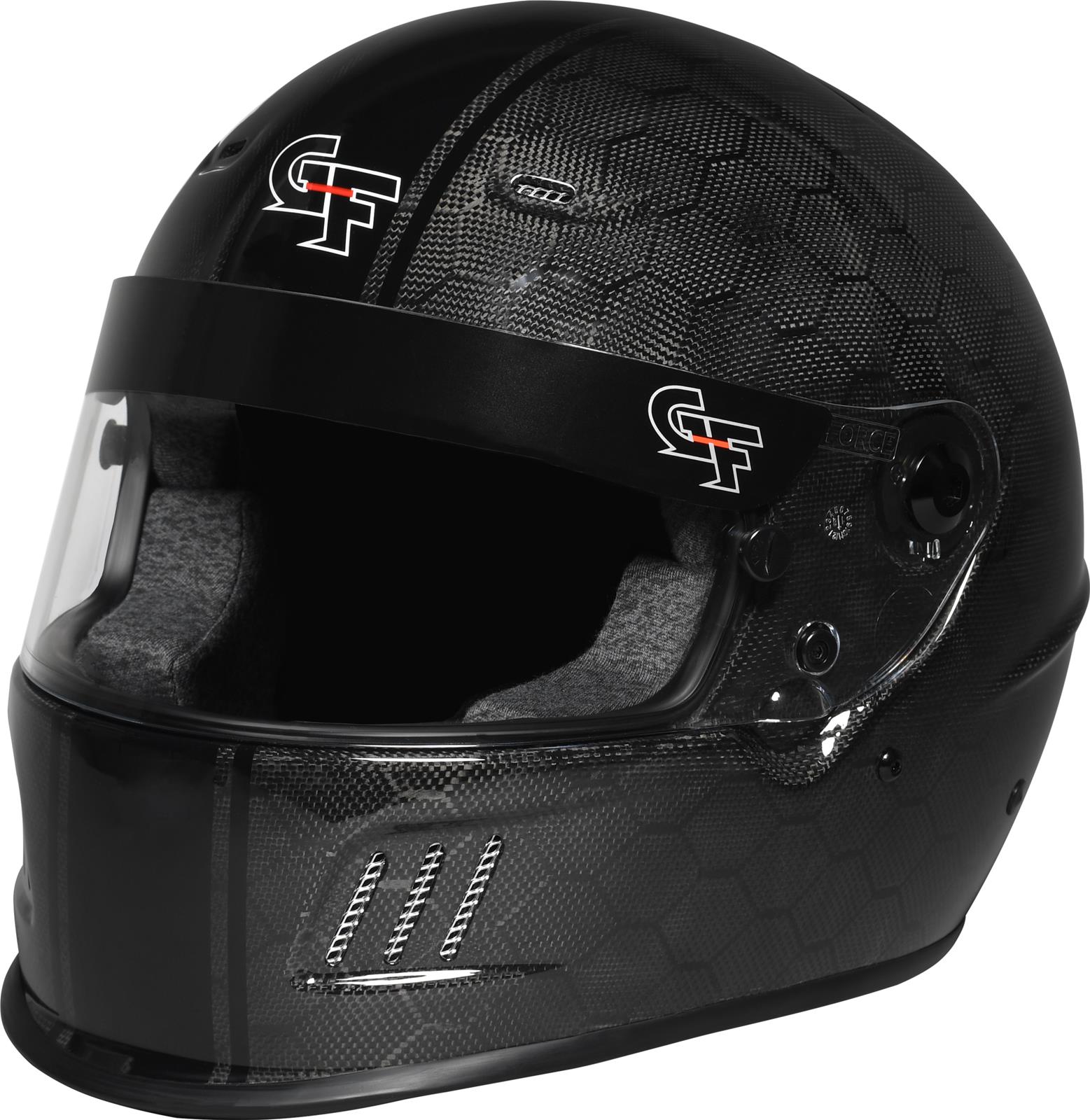 G Force Racing 3123 Large White GF 3 Full Face Helmet Snell SA-2015 