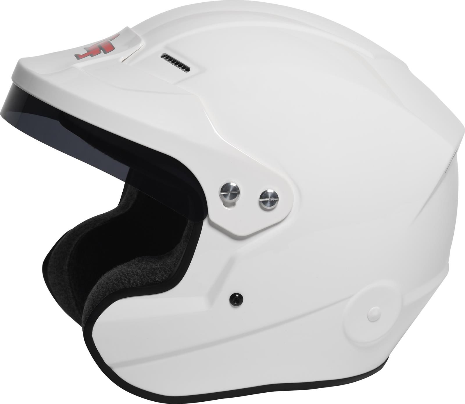 G-FORCE Nova OF SA2020 Helmets 16002SMLWH Helmet, OF, Open Face, Snell SA2020, Gloss White, Tinted Visor, EPS Liner, Small, Each thumbnail 4