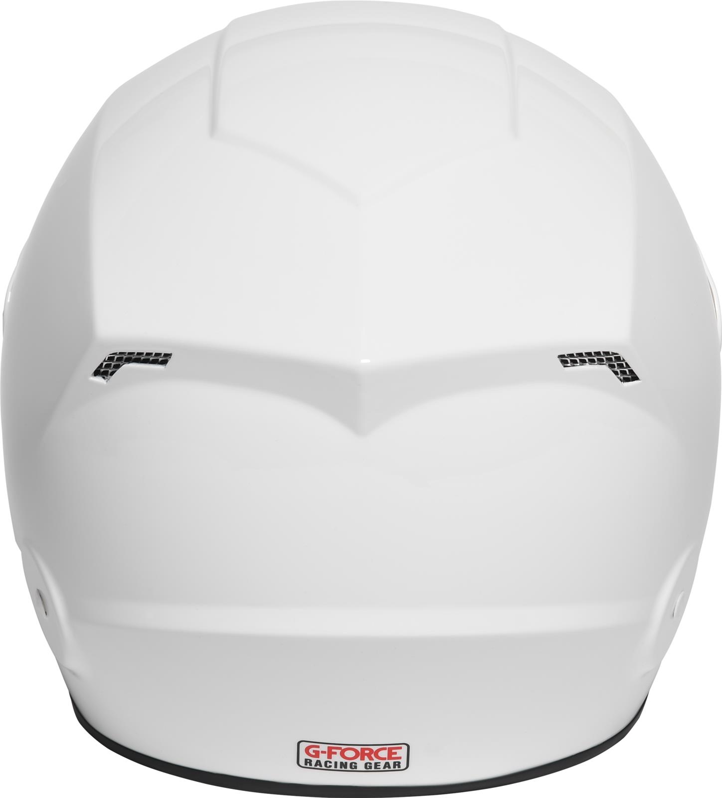 G-FORCE Nova OF SA2020 Helmets 16002SMLWH Helmet, OF, Open Face, Snell SA2020, Gloss White, Tinted Visor, EPS Liner, Small, Each thumbnail 6