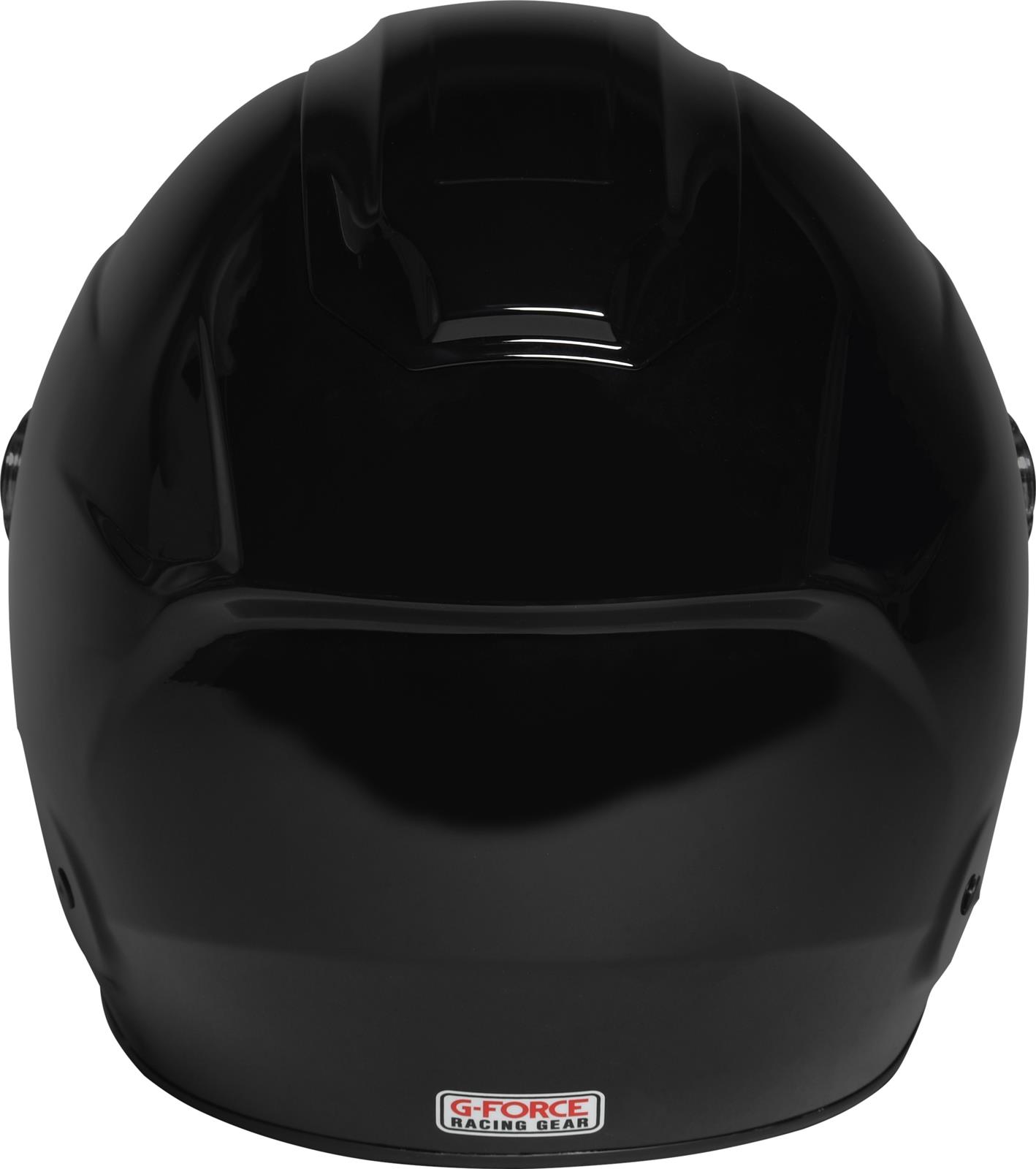 G-FORCE Nova Helmets 16004LRGBK Helmet, Nova, Full Face, Gloss Black, Clear Polycarbonate Shield, EPS Liner, Vented, Large, Each thumbnail 9