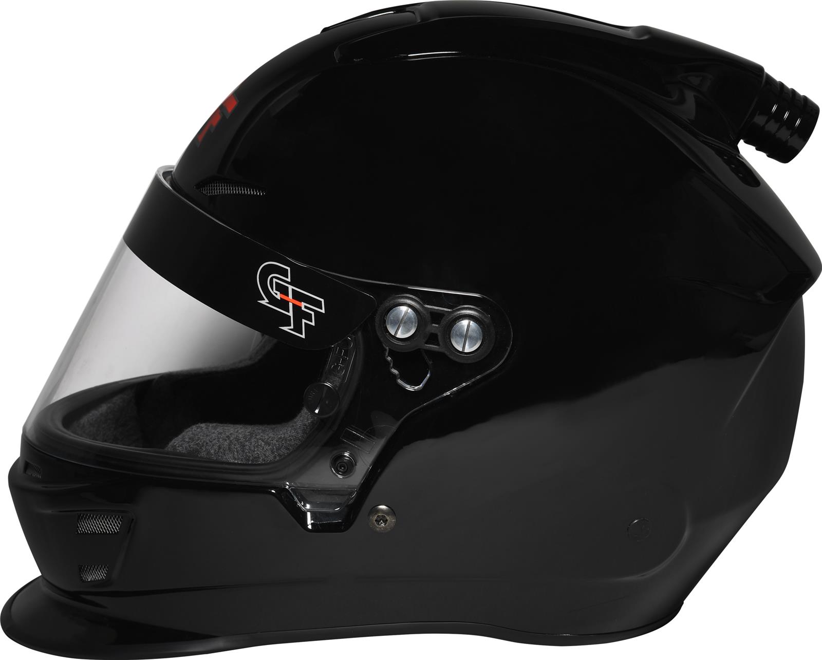 G-FORCE Nova Helmets 16004LRGBK Helmet, Nova, Full Face, Gloss Black, Clear Polycarbonate Shield, EPS Liner, Vented, Large, Each thumbnail 3