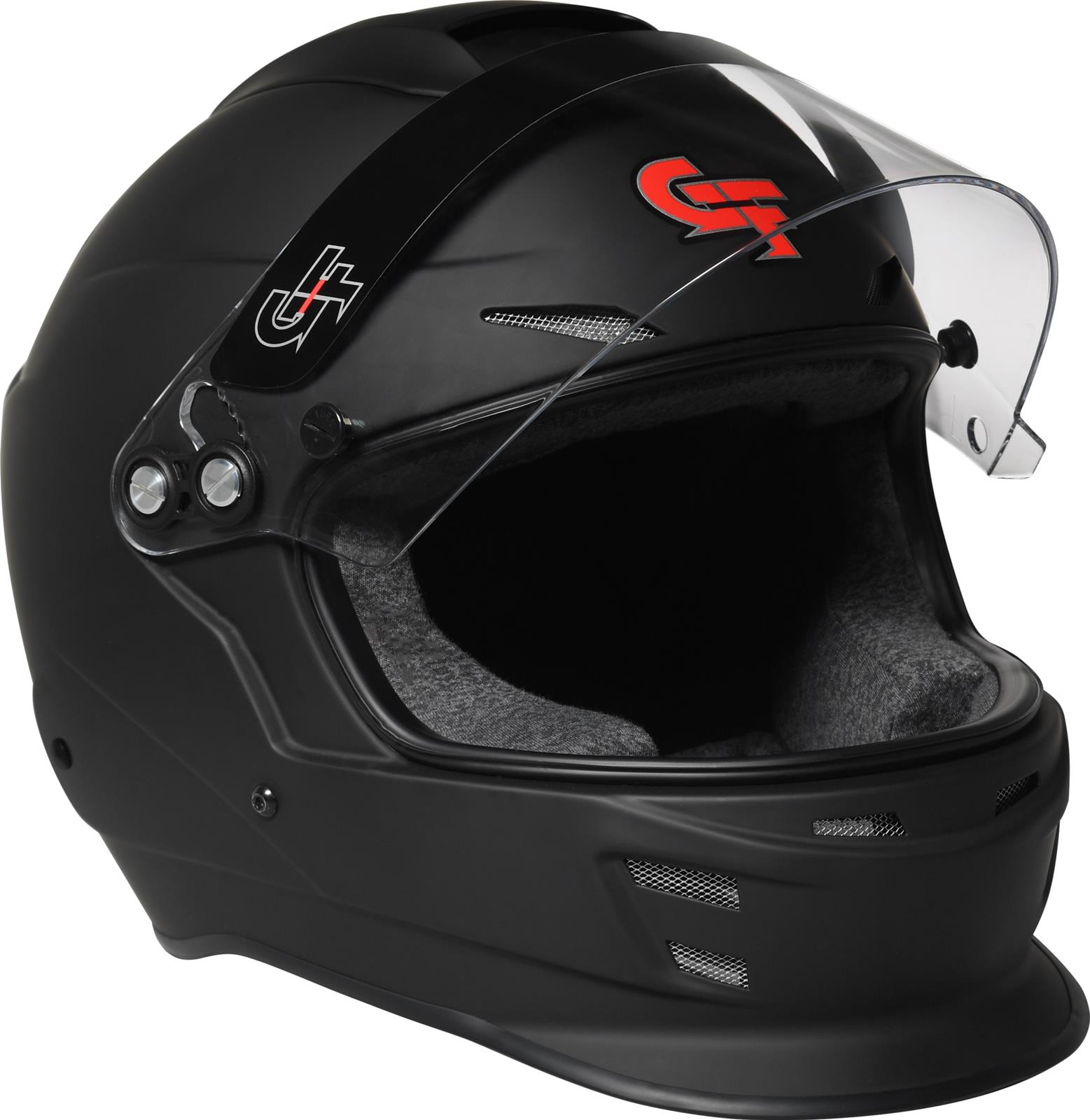 G-FORCE Nova Helmets 16004XLGMB Helmet, Nova, Full Face, Matte Black, Clear Polycarbonate Shield, EPS Liner, Vented, X-Large, Each thumbnail 5