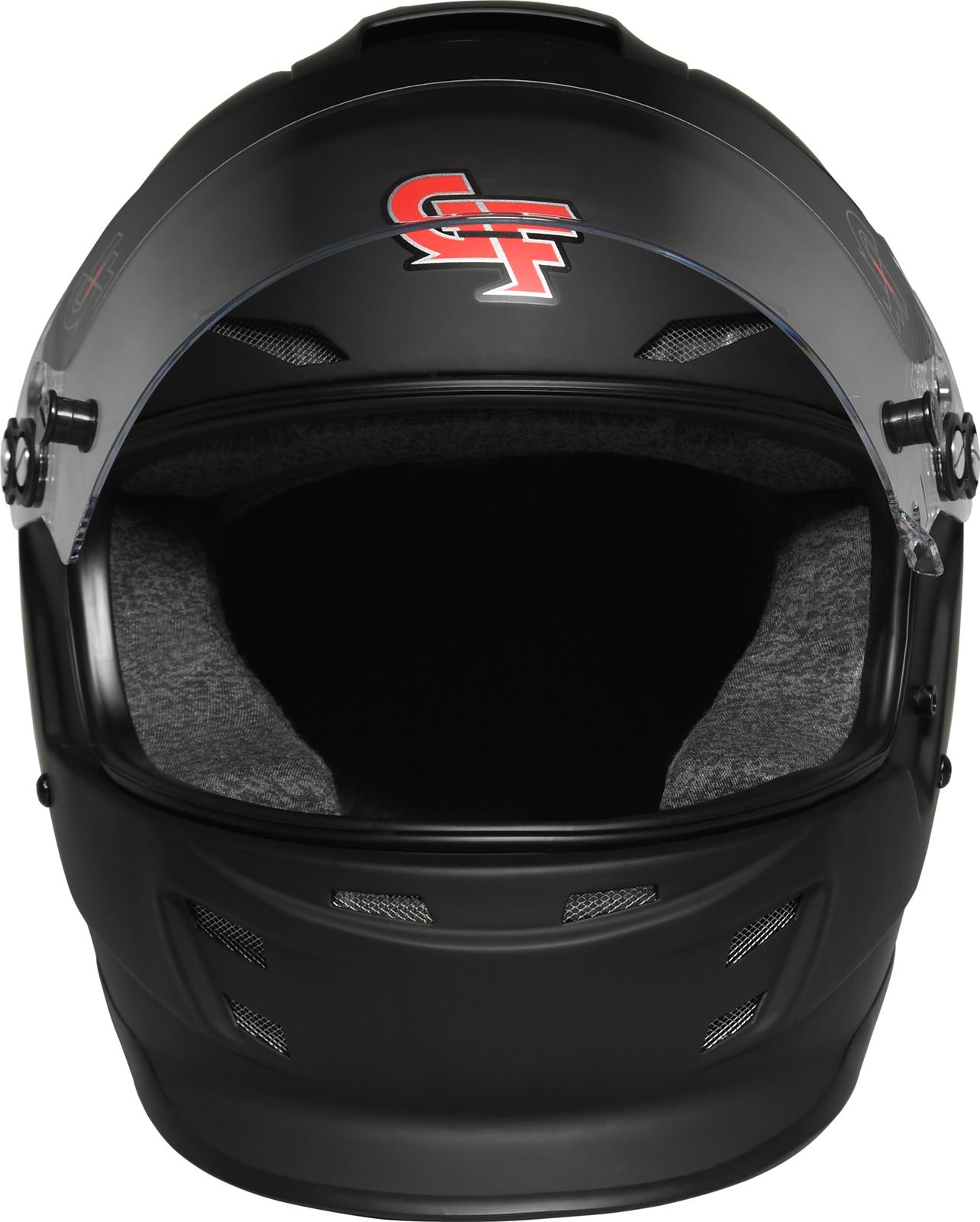 G-FORCE Nova Helmets 16004LRGMB Helmet, Nova, Full Face, Matte Black, Clear Polycarbonate Shield, EPS Liner, Vented, Large, Each thumbnail 9