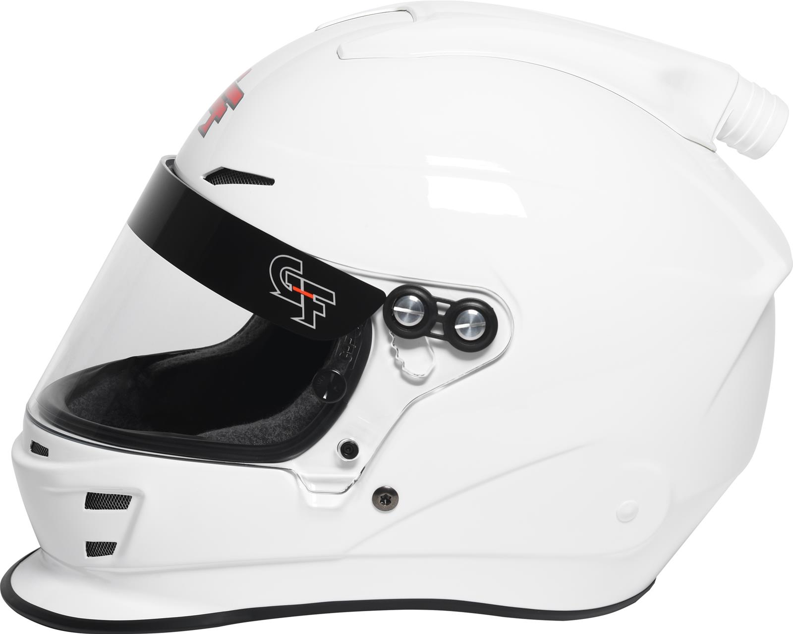 G-FORCE Nova Helmets 16004XSMWH Helmet, Nova, Full Face, Gloss White, Clear Polycarbonate Shield, EPS Liner, Vented, X-Small, Each thumbnail 3