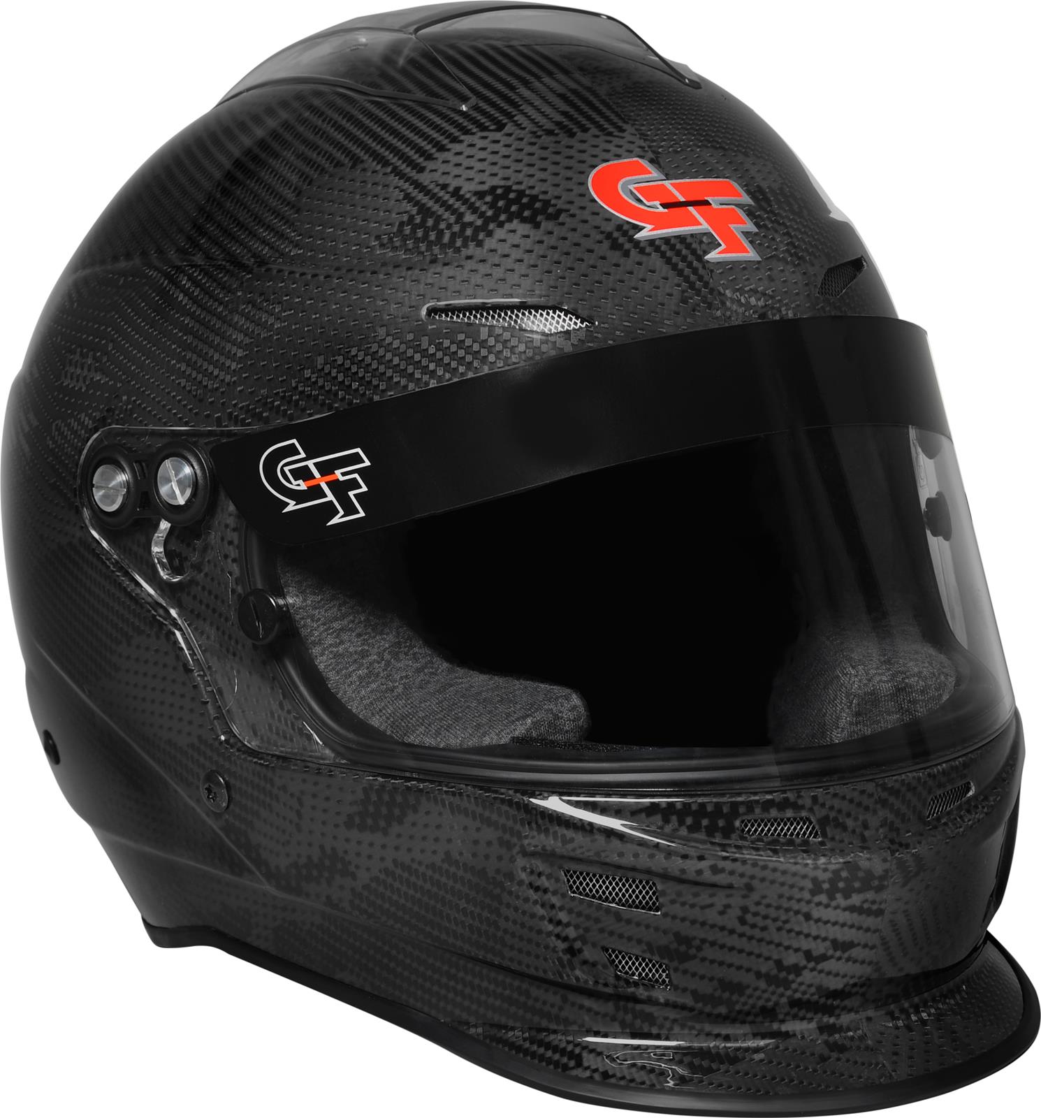 G-FORCE Nova Fusion SA2020 Helmets 16005XSMBK Helmet, Fusion, Full Face, Snell SA2020, Gloss Carbon Fiber Black, Clear Polycarbonate Shield, EPS Liner, Vented, XSmall, Each thumbnail 4