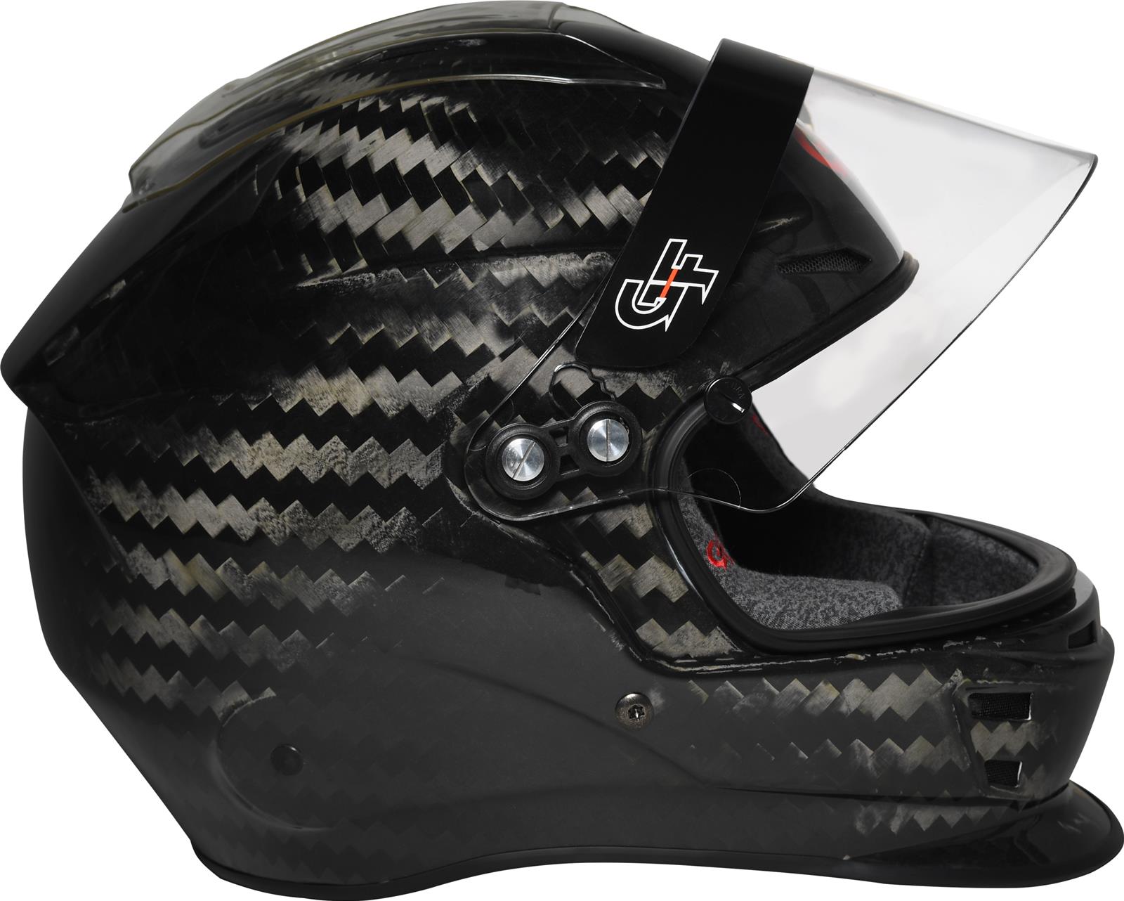 G-FORCE SuperNova Helmets 16006XSMBK Helmet, SuperNova, Full Face, Carbon Fiber, Clear Polycarbonate Shield, EPS Liner, Vented, X-Small, Each thumbnail 5