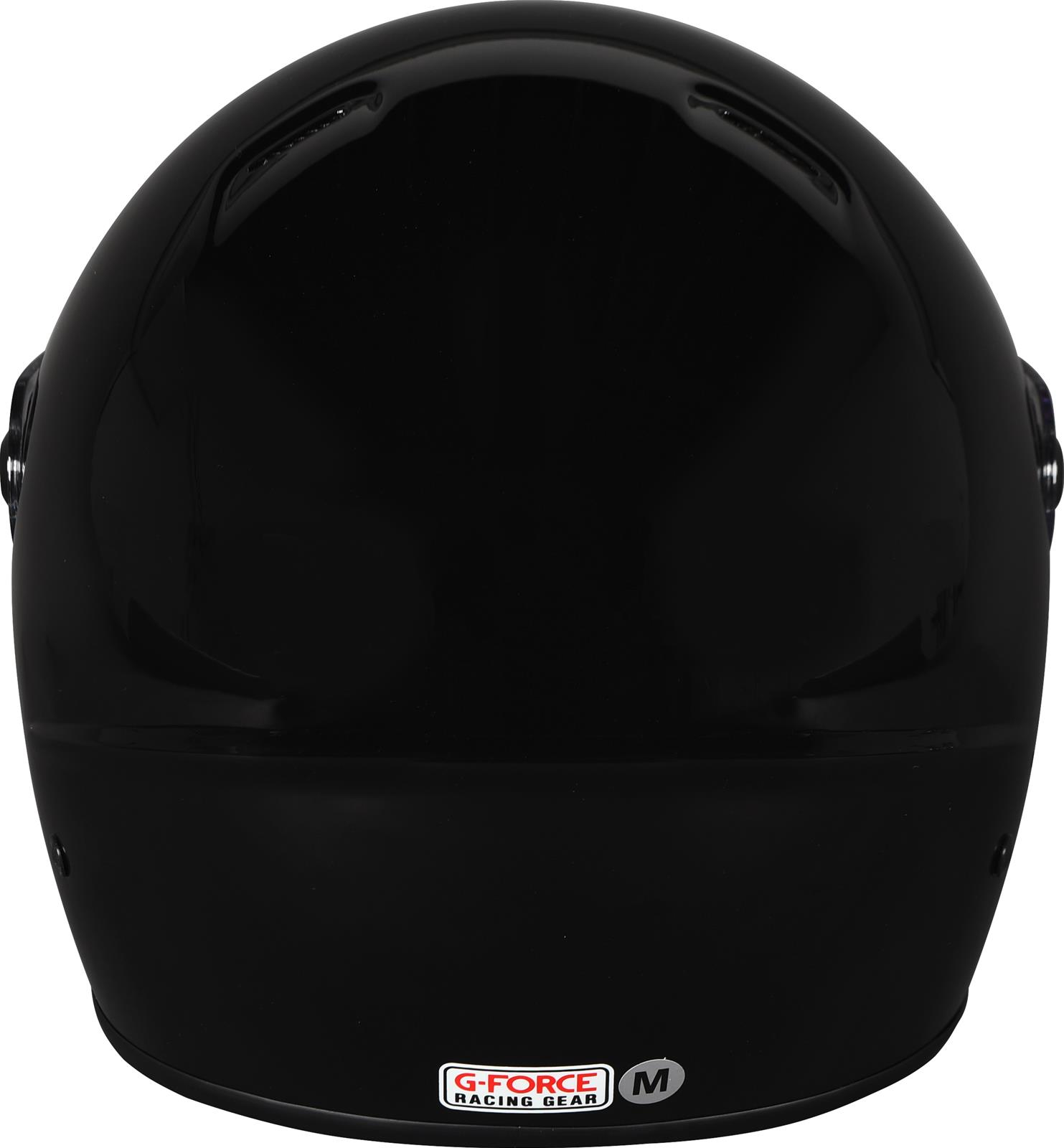 G-FORCE Rift SA2020 Helmets 13010SMLBK Helmet, Rift, Full Face, Snell SA2020, Gloss Black, Clear Polycarbonate Shield, EPS Liner, Vented, Small, Each thumbnail 2