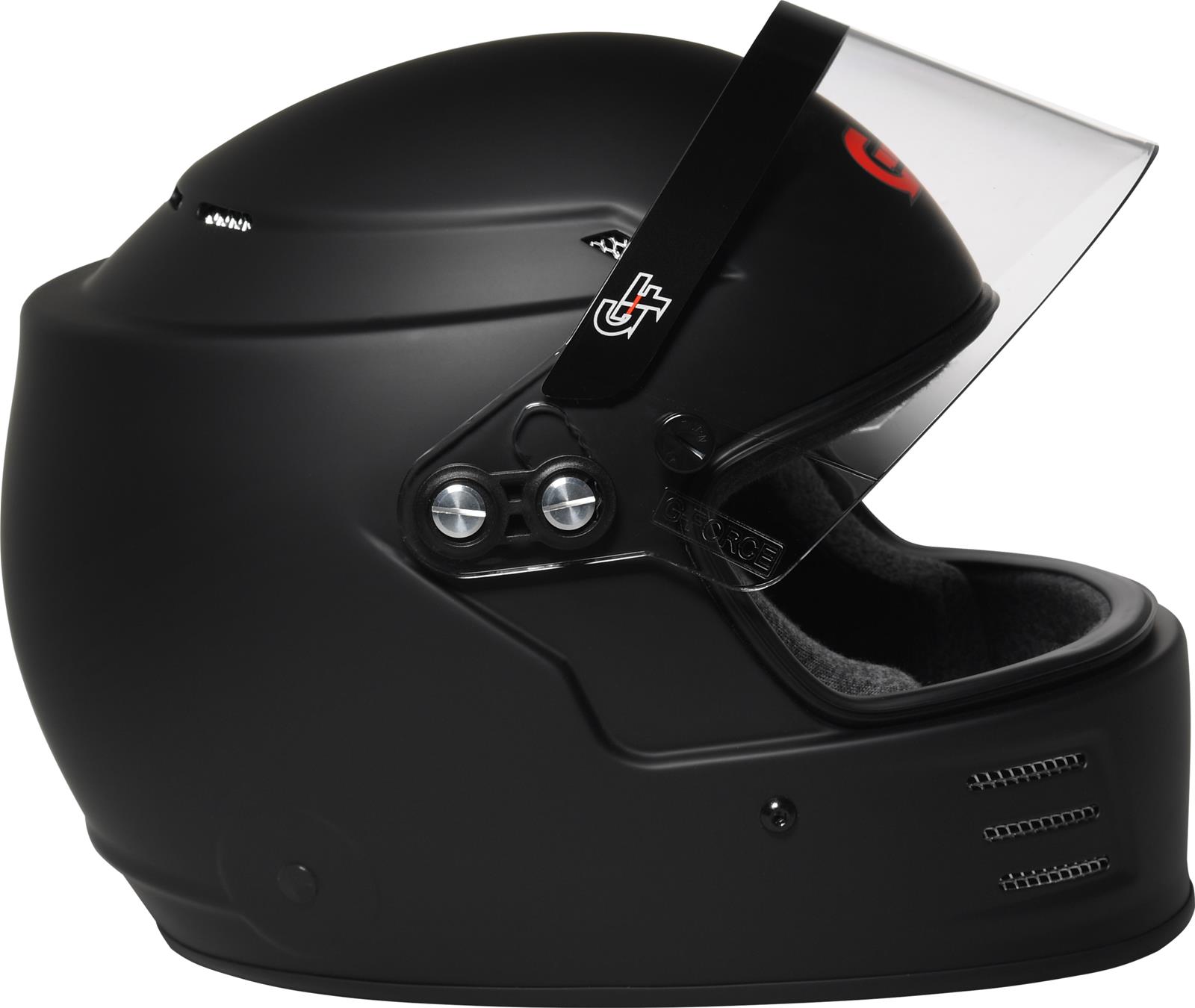 G-FORCE Rookie SFI 24.1 Helmets 3419MB Helmet, Rookie, Full Face, 24.1, Matte Black, Clear Polycarbonate Shield, EPS Liner, Vented, Youth Large, Each thumbnail 2