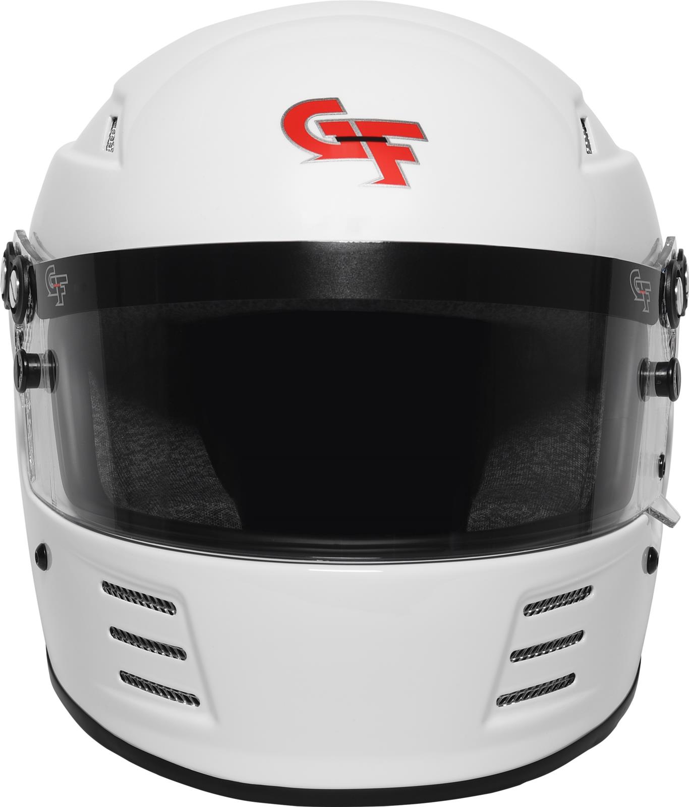 G-FORCE Rookie SFI 24.1 Helmets 3419WH Helmet, Rookie, Full Face, 24.1, Gloss White, Clear Polycarbonate Shield, EPS Liner, Vented, Youth Large, Each thumbnail 9