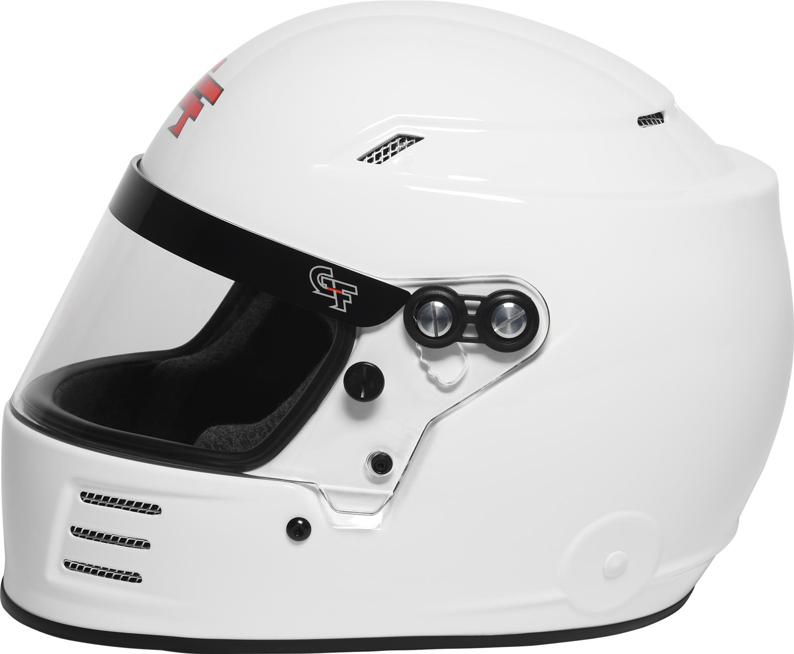 G-FORCE Rookie SFI 24.1 Helmets 3419WH Helmet, Rookie, Full Face, 24.1, Gloss White, Clear Polycarbonate Shield, EPS Liner, Vented, Youth Large, Each thumbnail 5