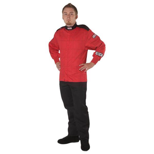 G-FORCE GF125 Driving Jackets 4126SMLRD Jacket, GF125, Single Layer, Pyrovatex, Small, Red, Each thumbnail 2