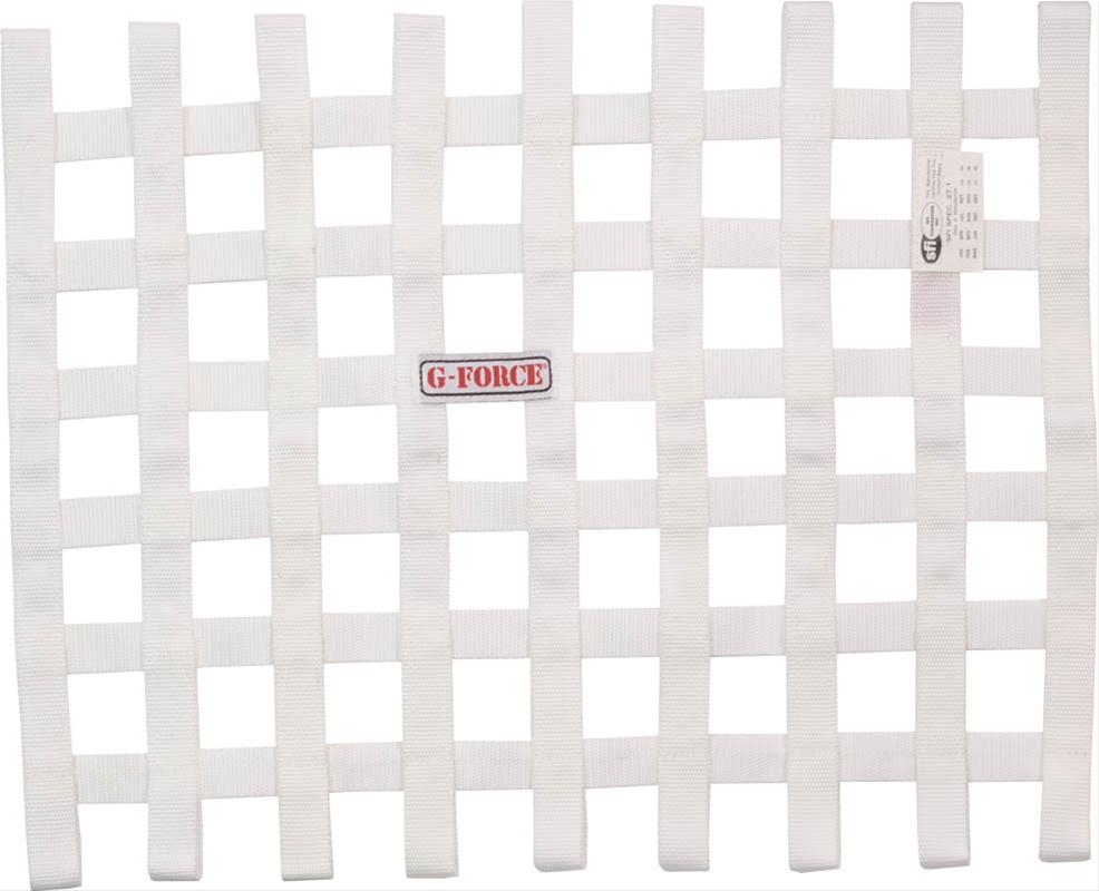 G-FORCE Ribbon Window Nets 4131WH Net, White, Nylon, Ribbon, Rectangle, 23 in. x 23 in. x 18 in., Each