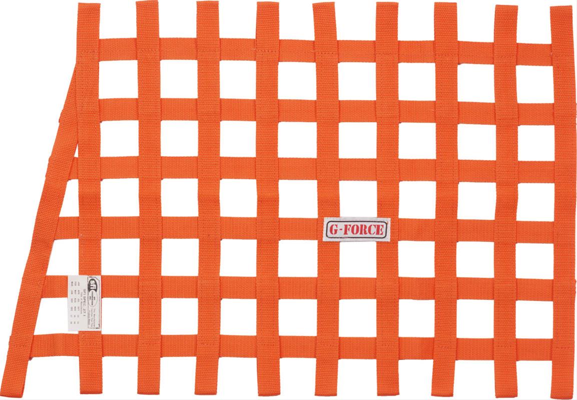 G-FORCE Ribbon Window Nets 4134OR Net, Ribbon, Trapeziod, 20 in. x 26 in. x 18 in., Orange, Each