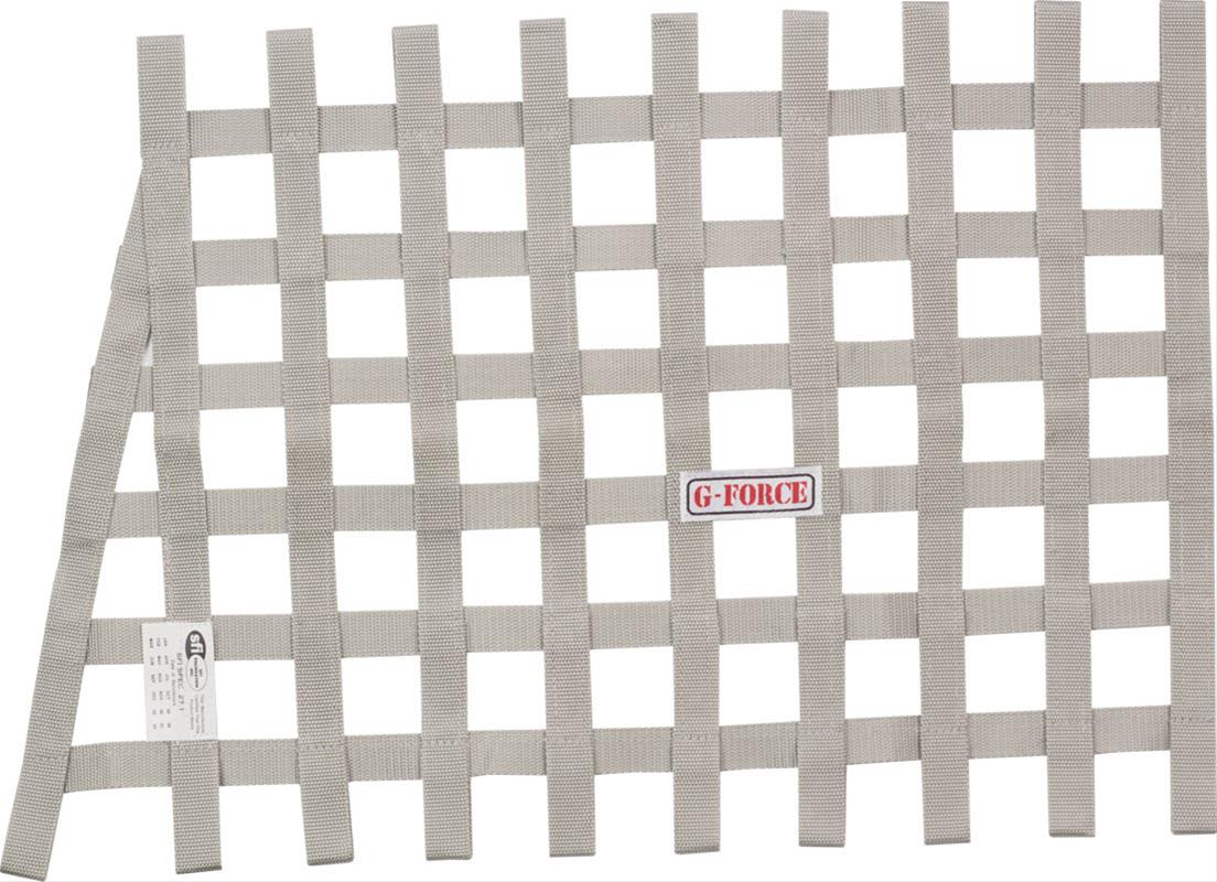 G-FORCE Ribbon Window Nets 4134SV Net, Silver, Nylon, Ribbon, Trapeziod, 20 in. x 26 in. x 18 in., Each