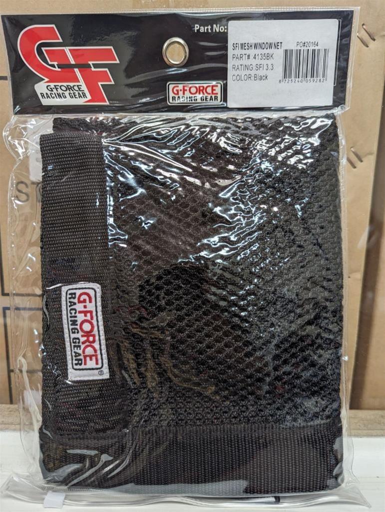 G-FORCE Mesh Window Nets 4135BK Net, Mesh, Rectangle, 22 in. x 18 in. tall, Black, Each thumbnail 2
