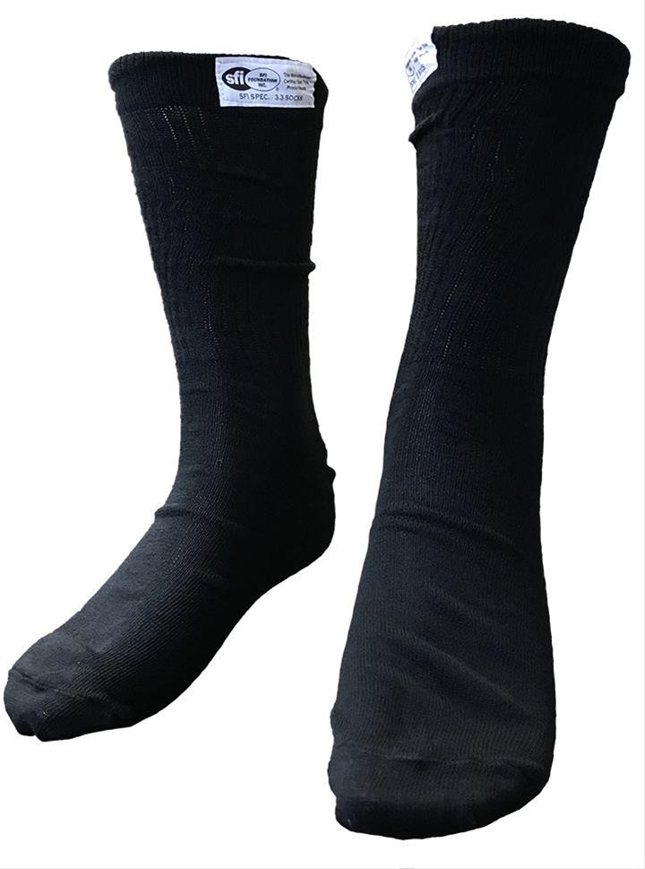 G-FORCE Flame-Retardant Socks 4150LRGBK SOCKS, SFI SOCKS LRG BLACK thumbnail 2
