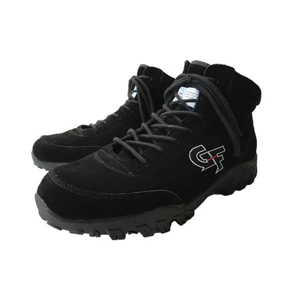 G-FORCE SFI Crew Shoes 4254140BK Casual Shoe, Crew, Low-Top, Men's 14, Black, Suede, Pair