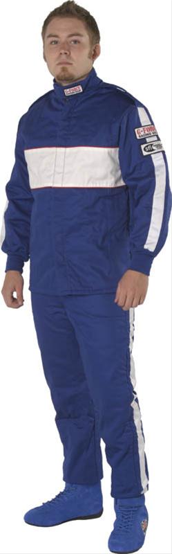 G-FORCE GF505 Driving Jackets 4385XXLBU Jacket, GF505, Triple Layer, Fire-Retardant Cotton, 2X-Large, Blue, Each thumbnail 2