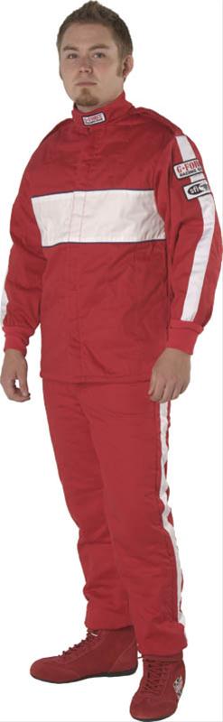 G-FORCE GF505 Driving Jackets 4385LRGRD Jacket, GF505, Triple Layer, Fire-Retardant Cotton, Large, Red, Each thumbnail 2