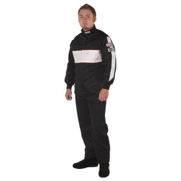 G-FORCE GF505 Driving Pants 4386LRGBK Pants, GF505, Triple Layer, Fire-Retardant Cotton, Large, Black, Each