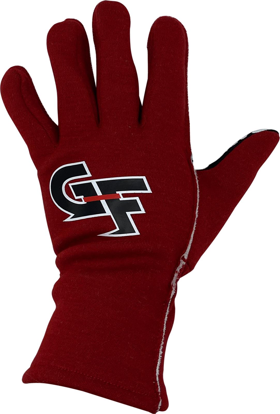 G-FORCE G-Limit RS Racing Gloves 54000XXSRD Driving Glove, RS, Extra-Extra-Small, Two Layered, SFI 3.3/5, Nomex, Red, Pair