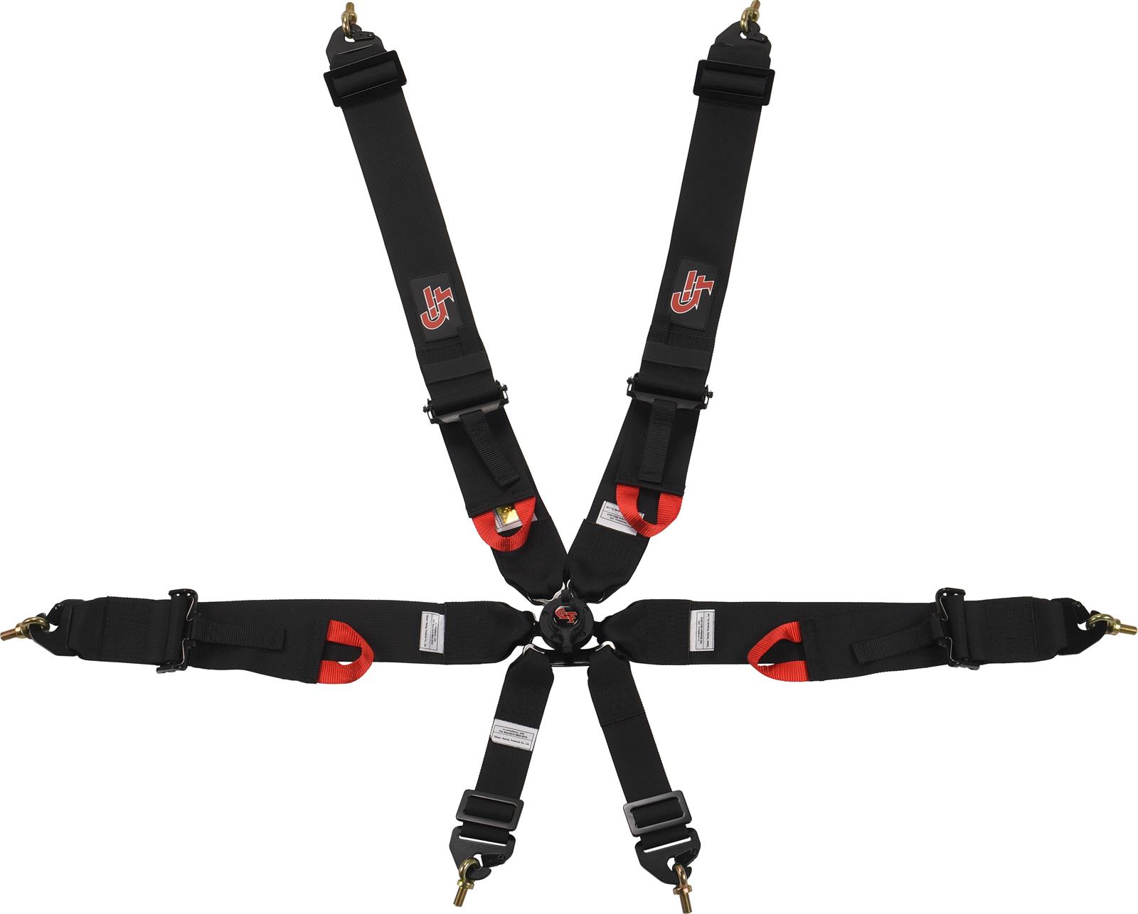 G-Force Pro-Series 6-Point FIA Cam Harness Pull-Up 7621BK