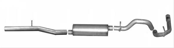 Gibson 14-18 GMC Sierra 1500 Denali 6.2L 3.5in Cat-Back Single Exhaust - Stainless thumbnail 4
