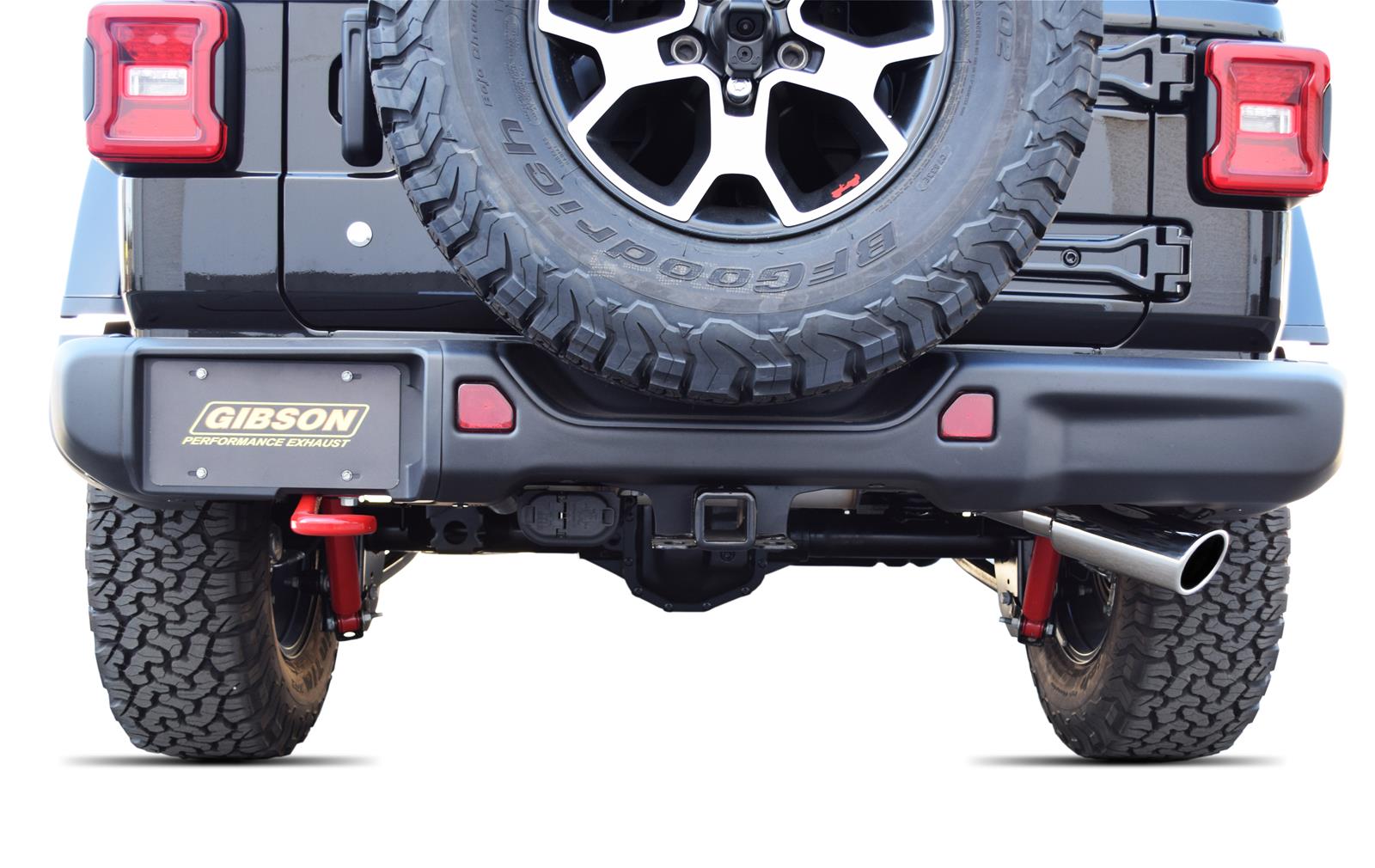 Gibson 18-22 Jeep Wrangler JL Sport 3.6L 2.5in Cat-Back Dual Split Exhaust - Stainless thumbnail 4