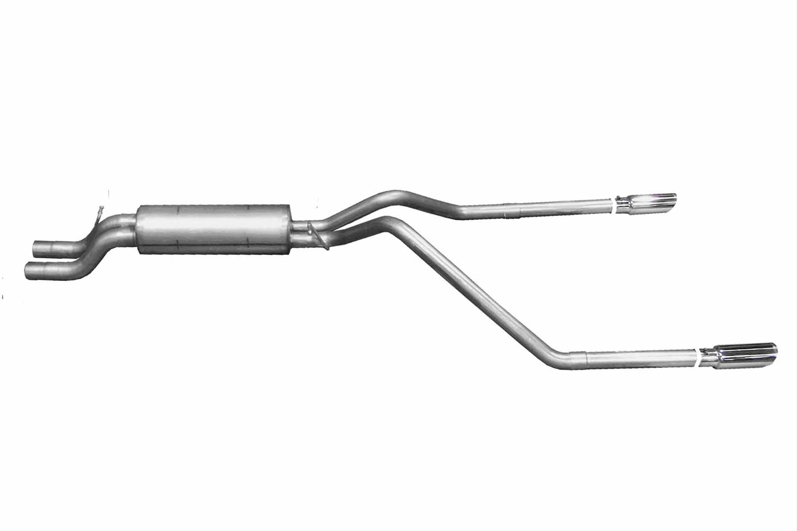 Gibson Performance Exhaust 65550 Gibson Split Rear Exhaust Systems