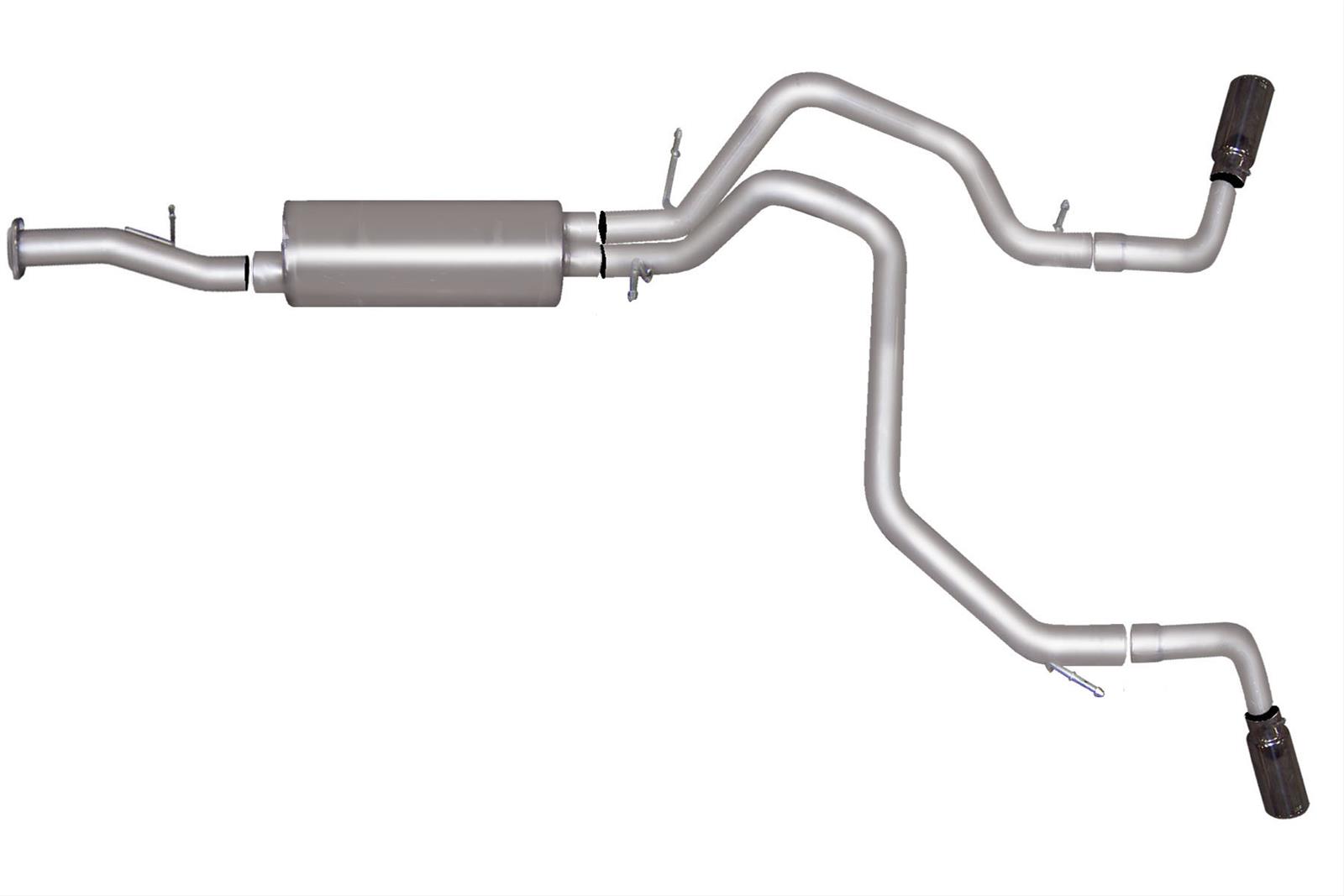 GMC Gibson Performance Exhaust 65570 Gibson Dual Extreme Exhaust