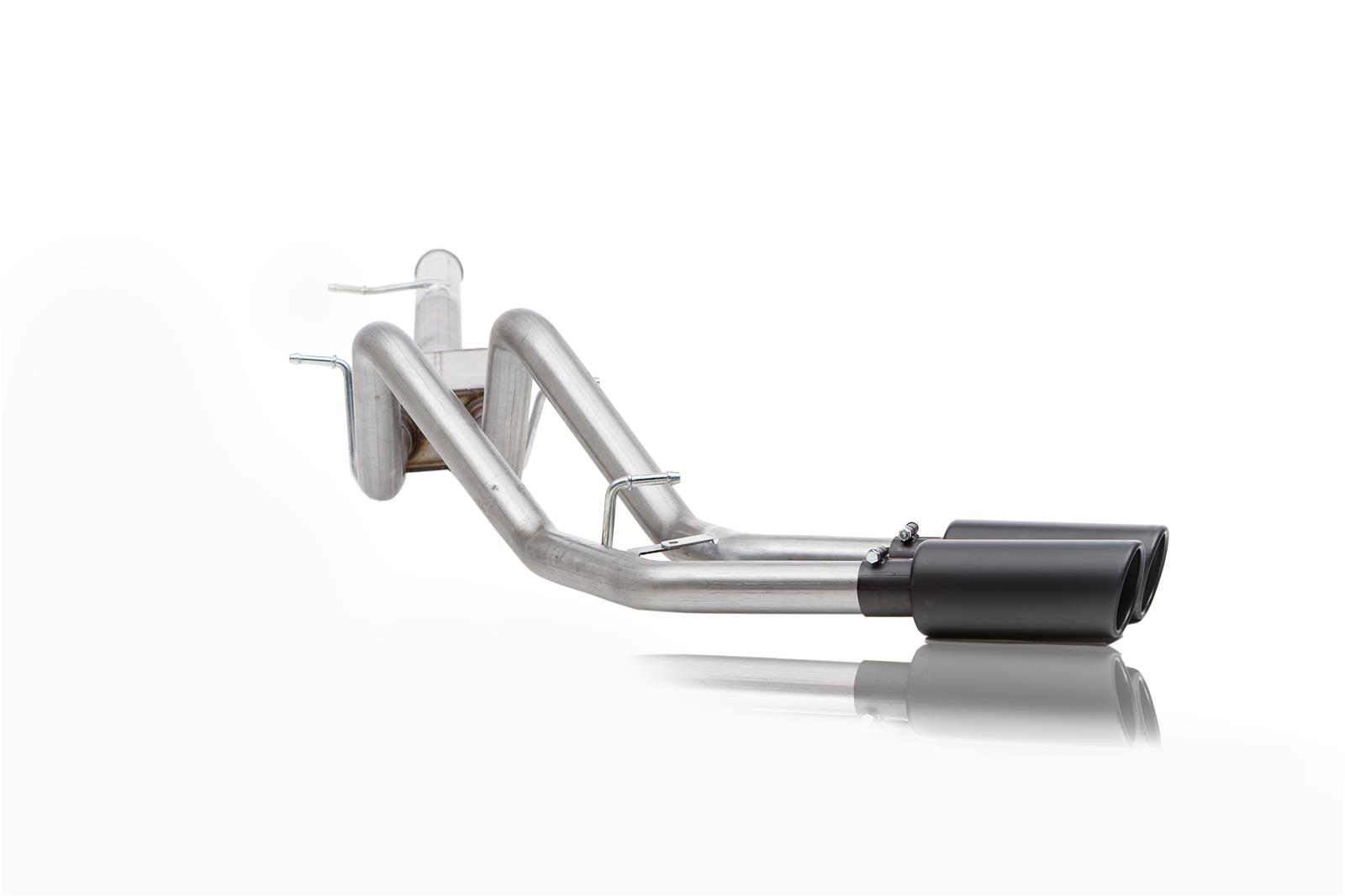 CHEVROLET COLORADO Gibson Performance Exhaust 65585B Gibson Elite Black Series Dual Sport Truck