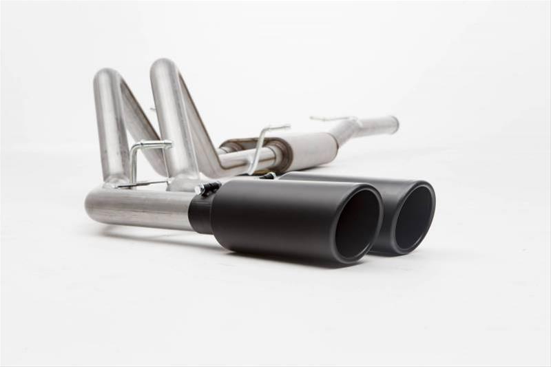 Gibson 11-14 Ford F-150 FX2 3.5L 2.5in Cat-Back Dual Sport Exhaust - Black Elite thumbnail 3