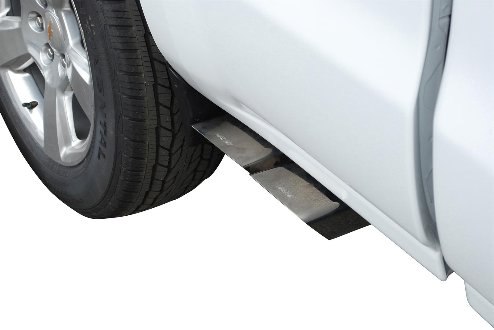 Gibson 10-13 Chevrolet Silverado 1500 LS 4.8L 2.5in Cat-Back Super Truck Exhaust - Stainless thumbnail 2