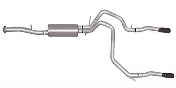 Gibson 18-19 Chevrolet Suburban LS 5.3L 2.25in Cat-Back Dual Split Exhaust - Stainless thumbnail 2