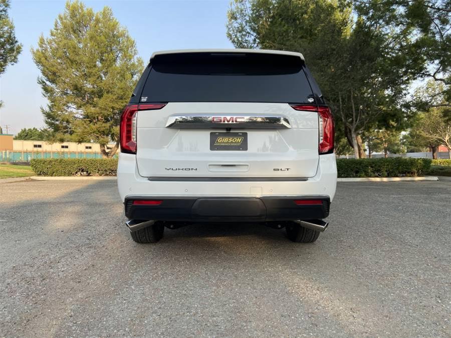 Gibson Elite Black Dual Extreme Exhaust Systems for 2021-2022 SUBURBAN, YUKON XL - 65696B Systems, Extreme, Cat-back, Single In/Dual Out, Stainless, Natural, Split Side Exit, Tips, Chevy, GMC, 5.3L Gen V, Kit