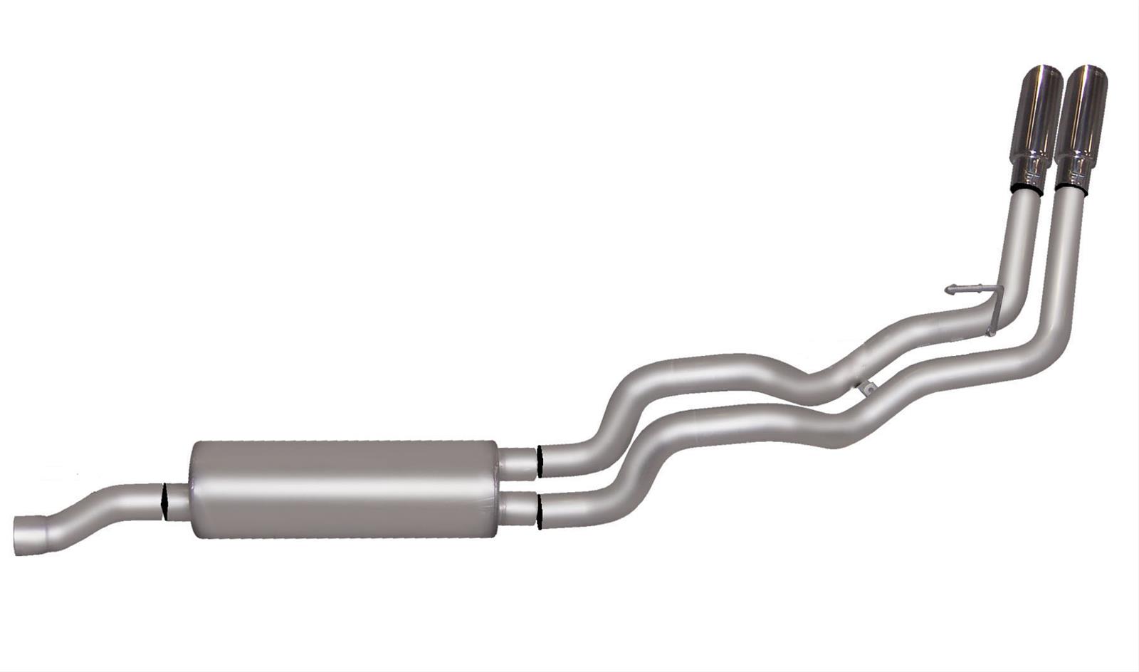 Gibson 11-18 Ram 1500 Big Horn 5.7L 2.25in Cat-Back Dual Sport Exhaust - Stainless thumbnail 2