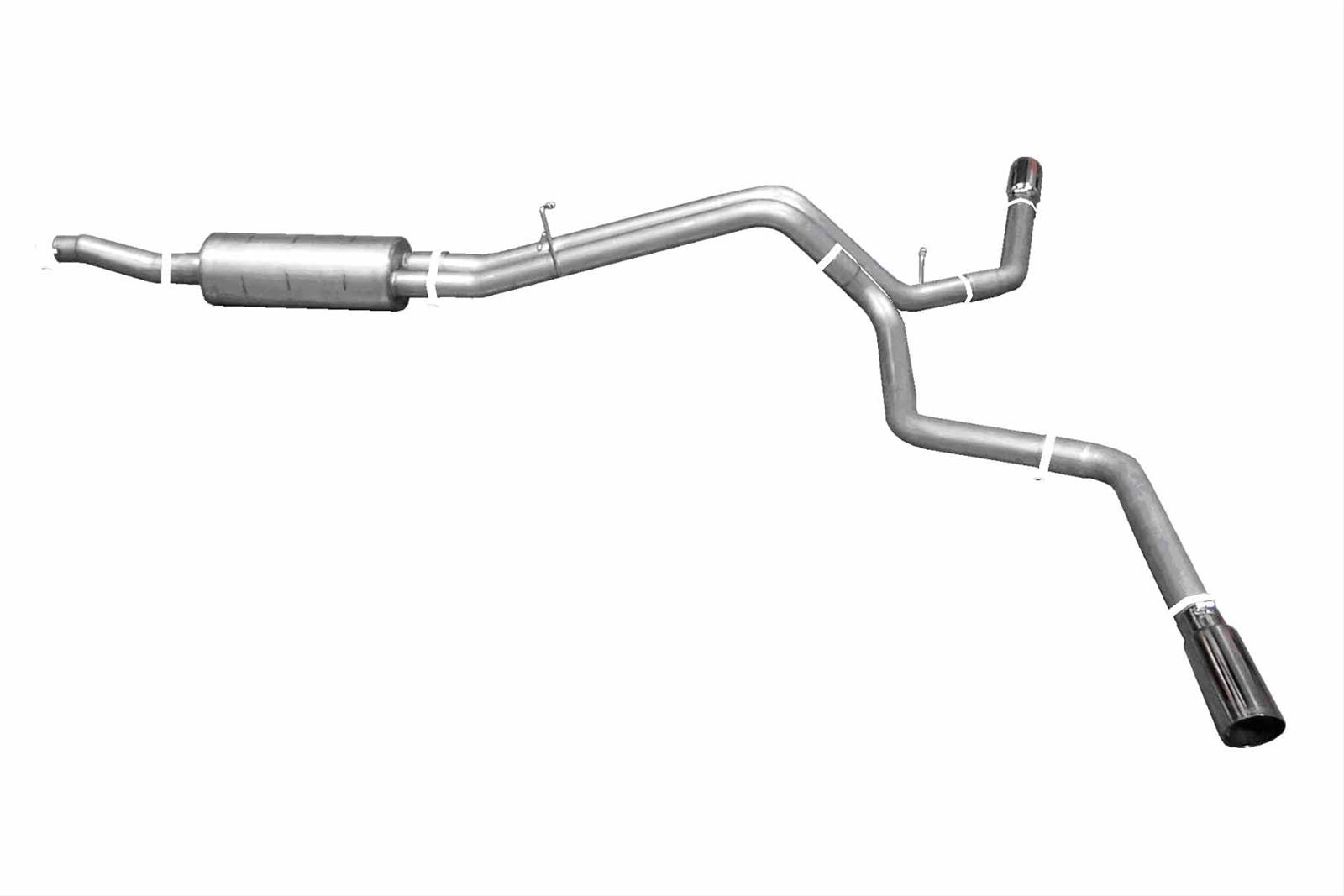 Gibson 98-03 Ford F-150 XL 4.2L 2.5in Cat-Back Dual Extreme Exhaust - Stainless thumbnail 2