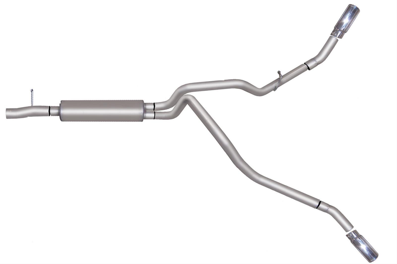 Gibson 2016 Ford F-250 Super Duty XL 6.2L 2.5in Cat-Back Dual Extreme Exhaust - Stainless thumbnail 3