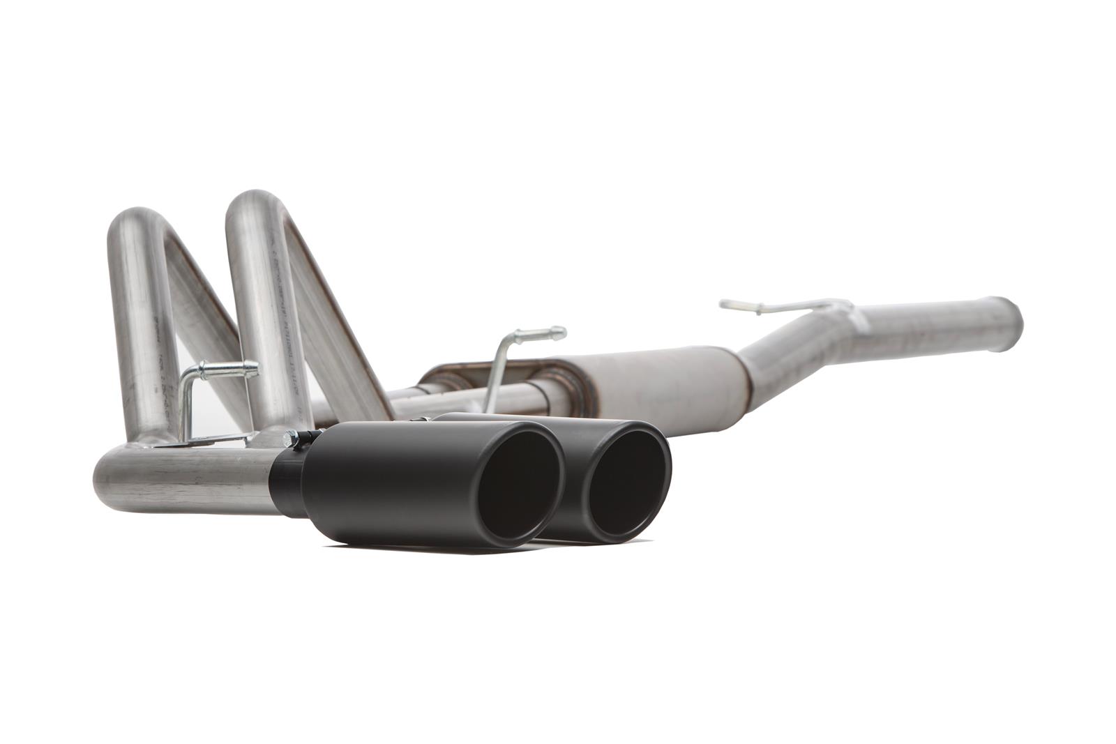 Gibson 2019 Ford F250 Super Duty 6.2L Black Elite Cat-Back Dual Sport Exhaust System - Stainless thumbnail 2
